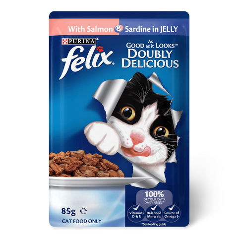 As Good As It Looks Doubly Delicious Fish Selection In Jelly Wet Cat Food Pouches
