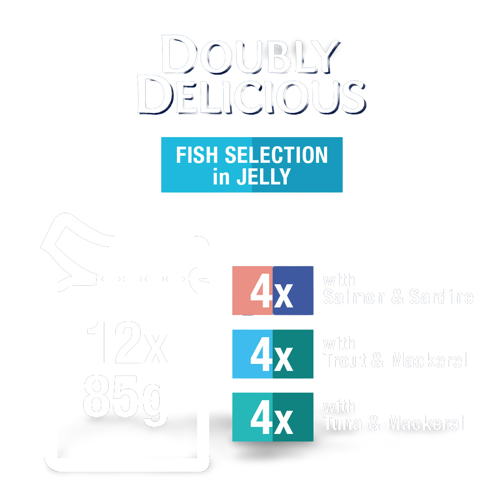 As Good As It Looks Doubly Delicious Fish Selection In Jelly Wet Cat Food Pouches