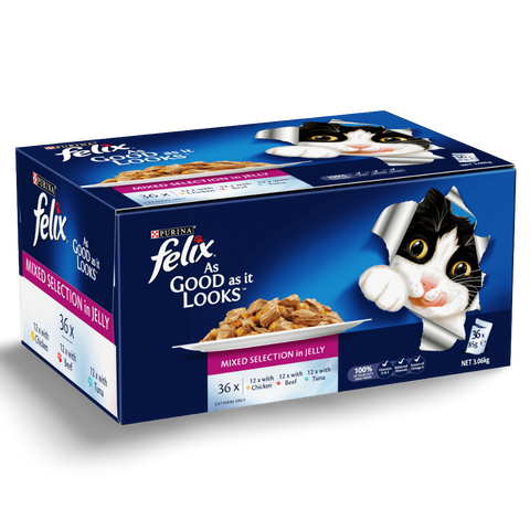 As Good As It Looks Mixed Selection In Jelly Adult Wet Cat Food