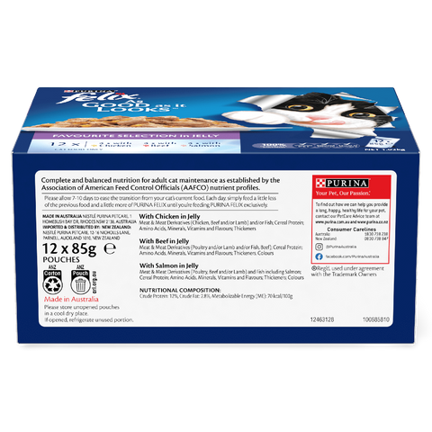 Wet Cat Food Adult Favourite Selection Pouches