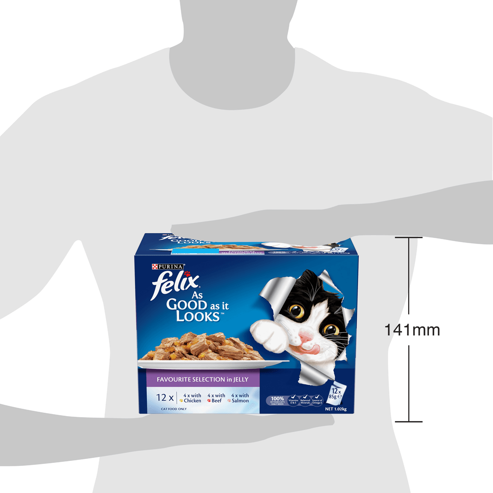 Wet Cat Food Adult Favourite Selection Pouches