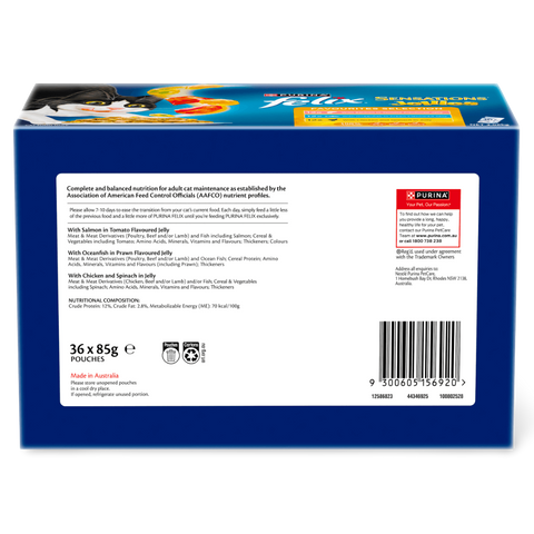 Wet Cat Food Adult Sensations Jellies Favourites Selection Pouches