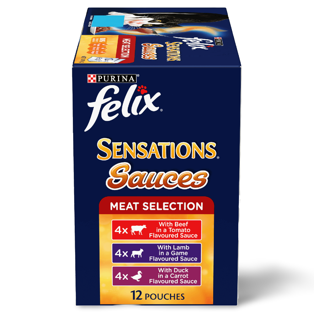 Wet Cat Food Adult Sensations Sauces Meat Selection Pouches