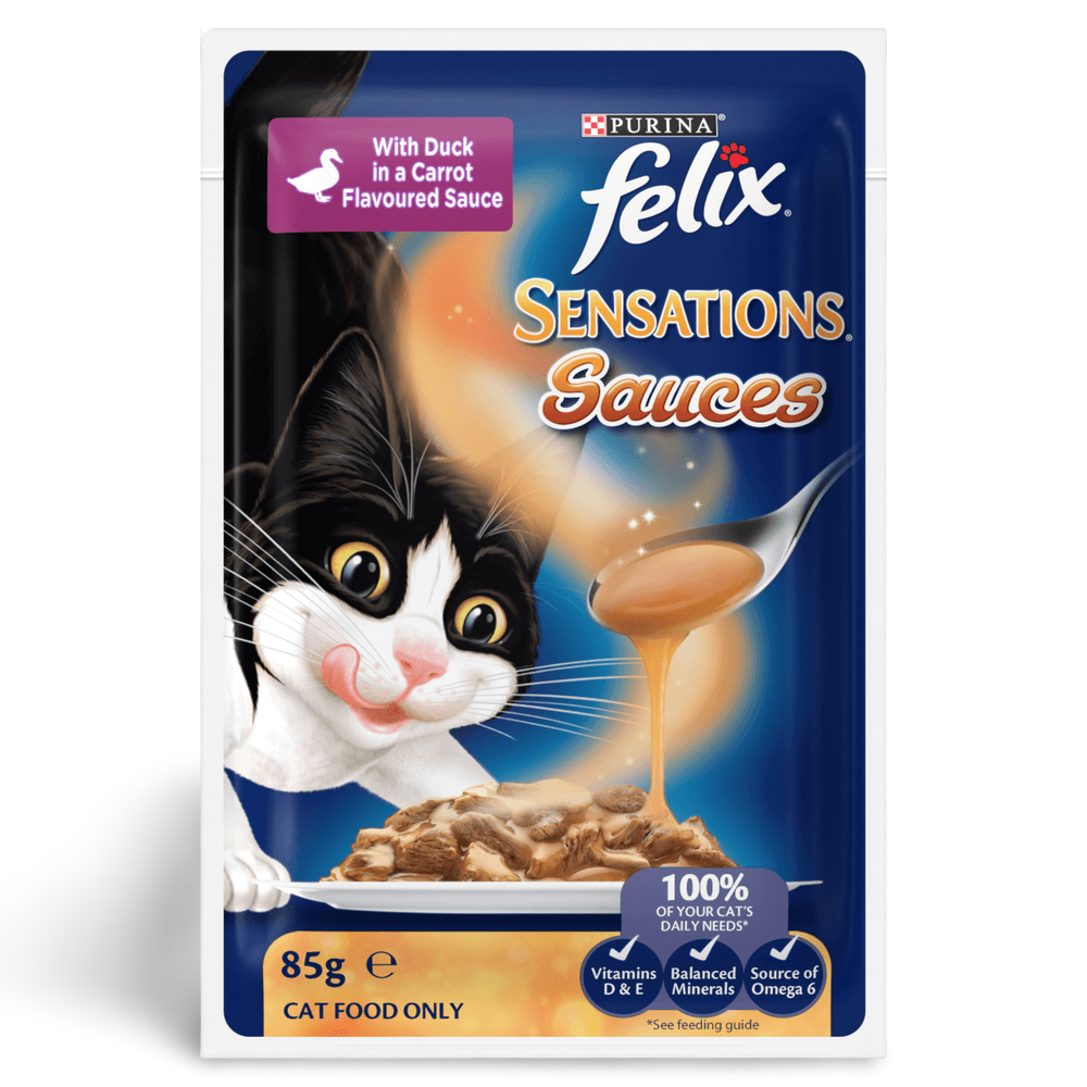 Wet Cat Food Adult Sensations Sauces Meat Selection Pouches