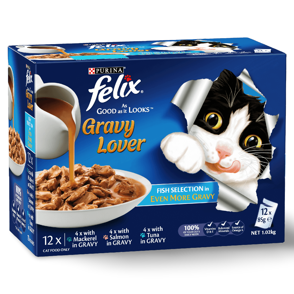 Wet Cat Food As Good As It Looks Gravy Lover Fish Selection