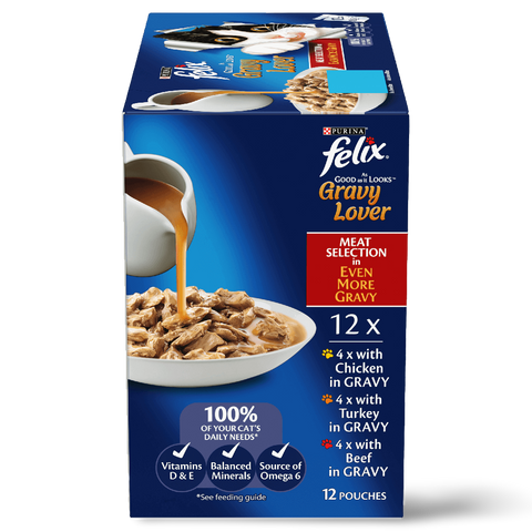 Wet Cat Food As Good As It Looks Gravy Lover Meat Selection