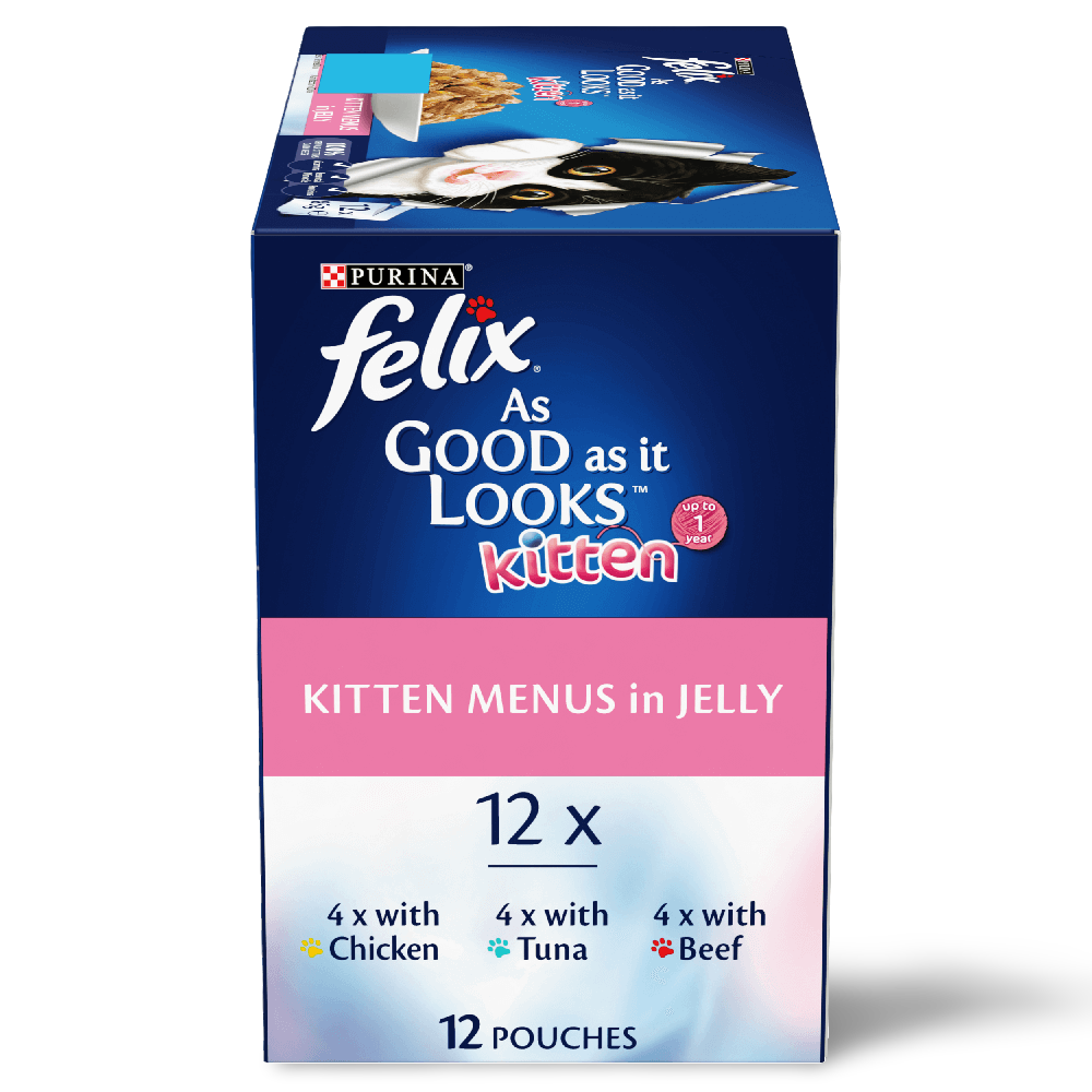 Wet Cat Food Kitten Menus In Jelly Pouches