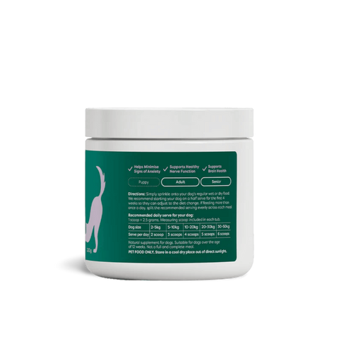 Anxiety Support Wholefood Powder For Dogs
