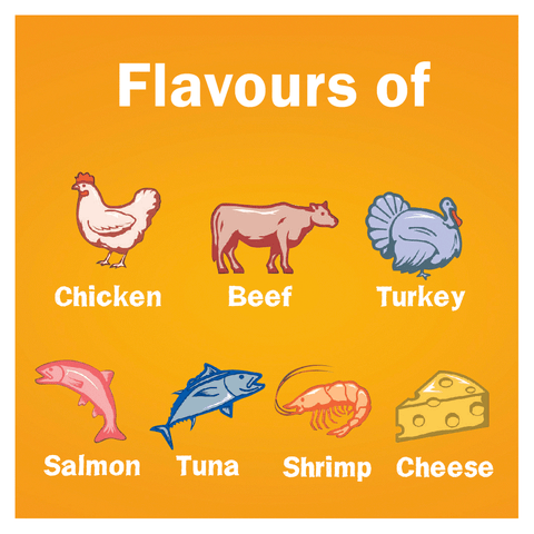 Dry Cat Food Adult 7 Flavours