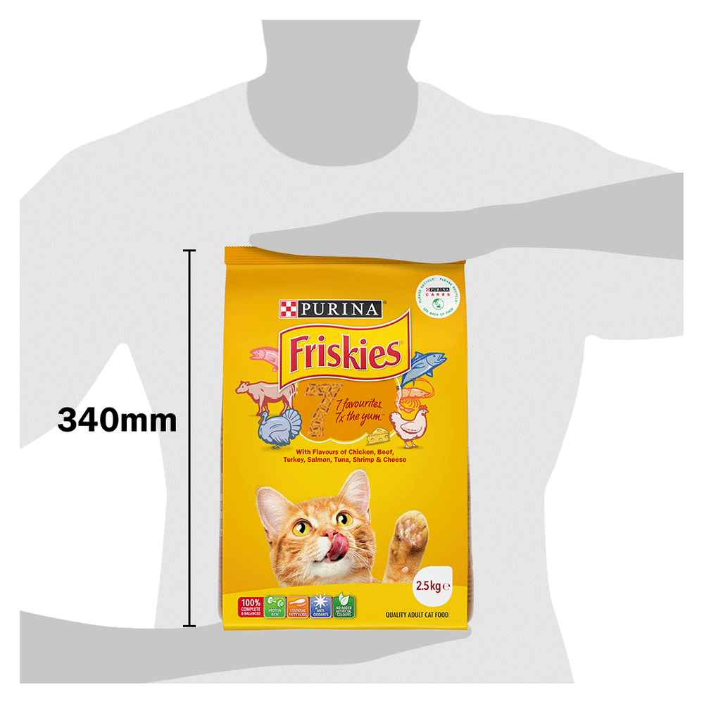 Dry Cat Food Adult 7 Flavours