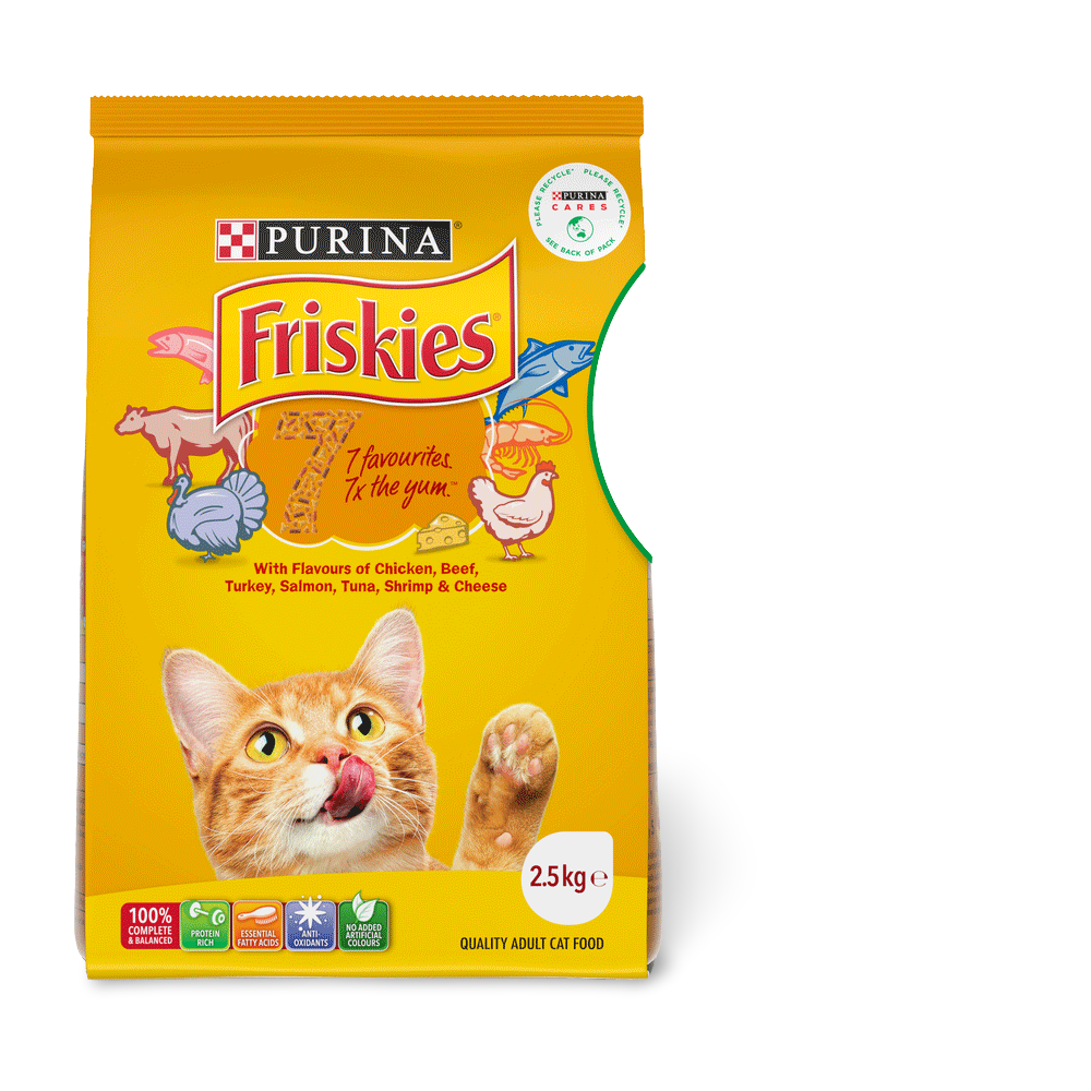 Dry Cat Food Adult 7 Flavours