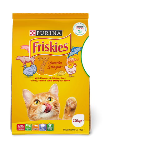 Dry Cat Food Adult 7 Flavours