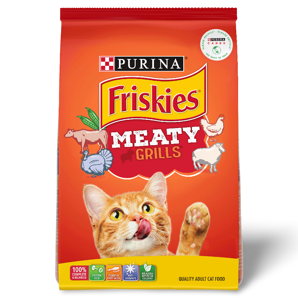 Dry Cat Food Adult Meaty Grills