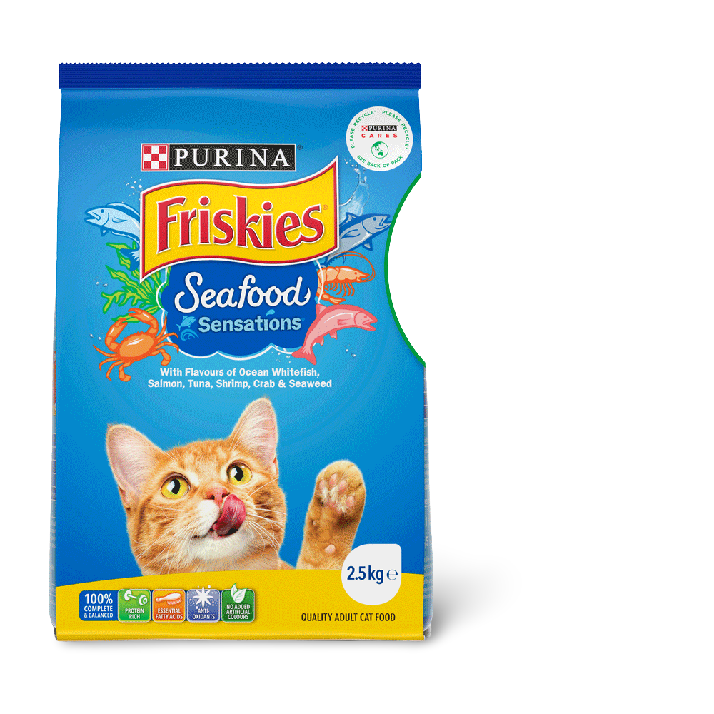 Dry Cat Food Adult Seafood Sensations