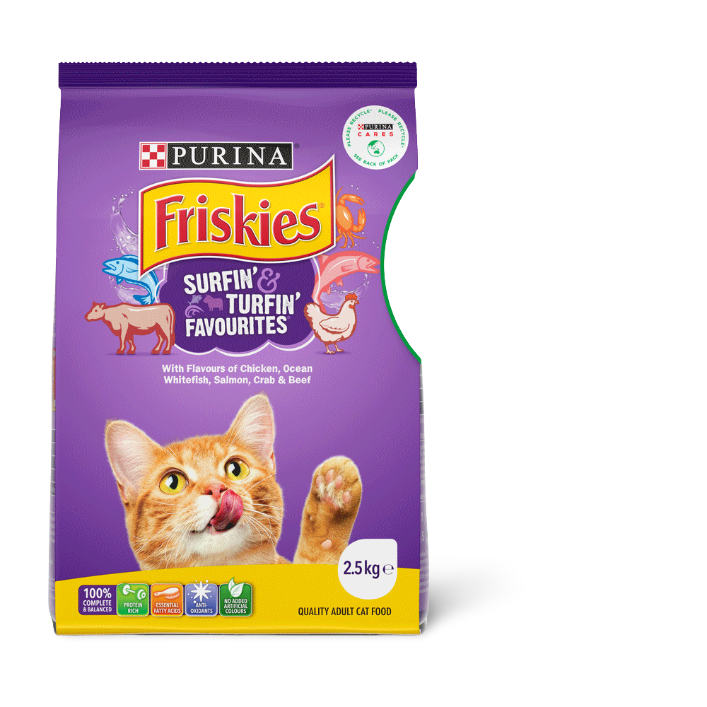 Dry Cat Food Adult Surfin Turfin Favourites