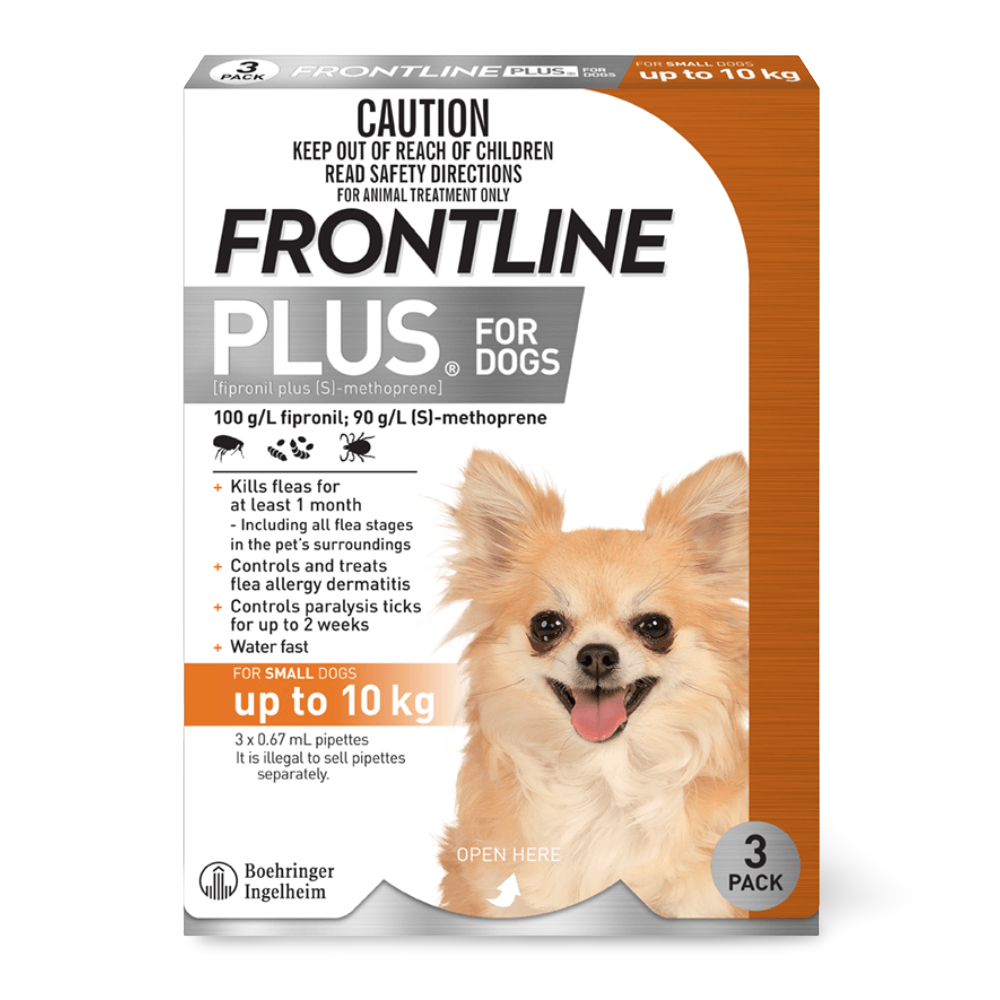 Plus Flea & Tick Spot-On Small Dog Orange