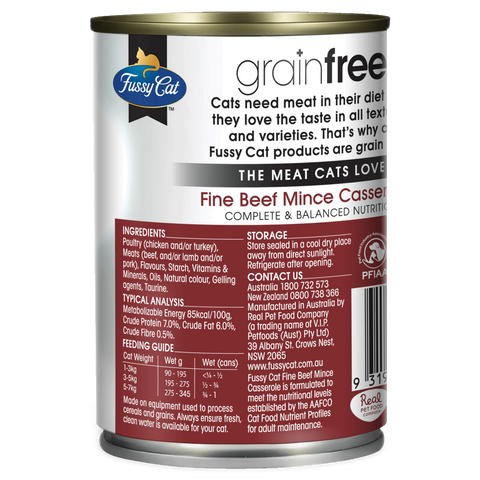 Grain Free Wet Food Adult Beef Casserole