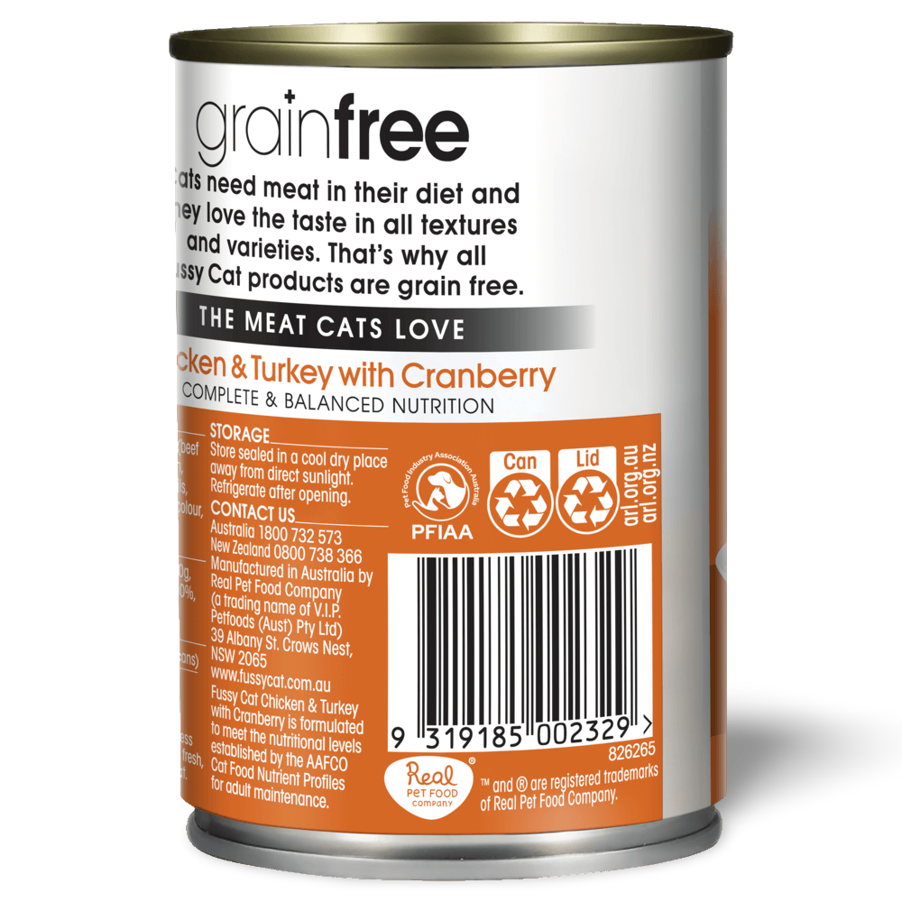 Grain Free Wet Food Adult Chicken And Turkey With Cranberry