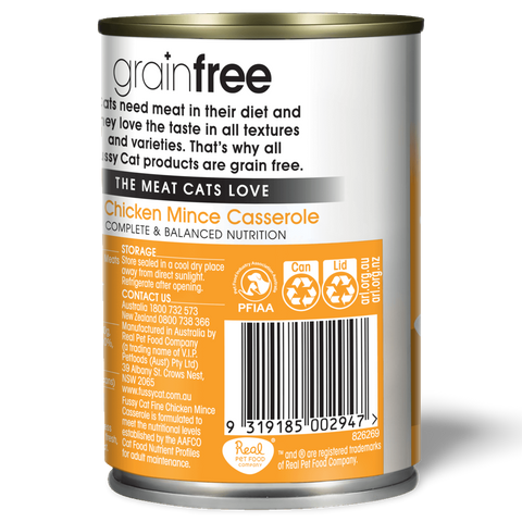 Grain Free Wet Food Adult Chicken Casserole