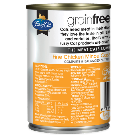 Grain Free Wet Food Adult Chicken Casserole