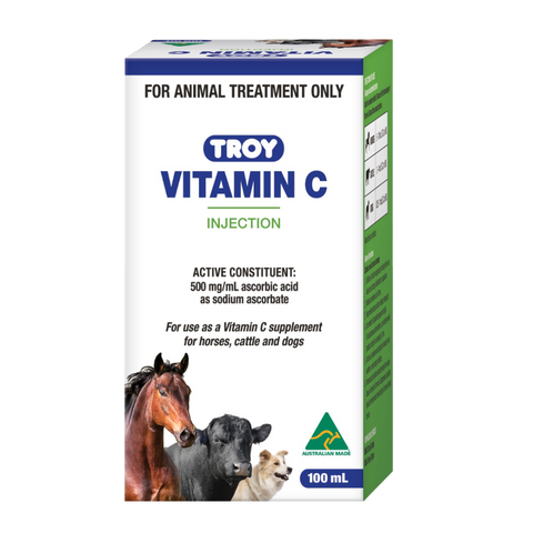 Troy Vitamin C Injection For Dogs And Horses