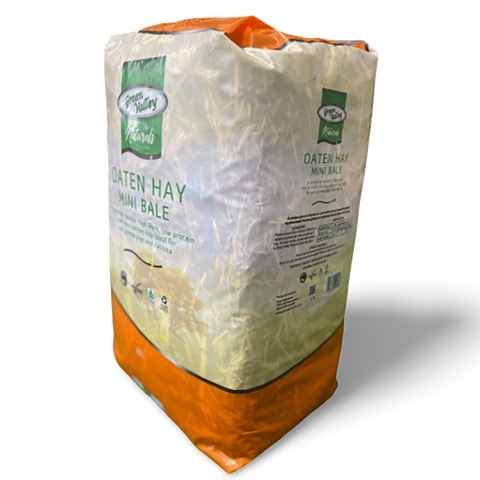 Green Valley Naturals Oaten Hay Mini Bale For Small Pets