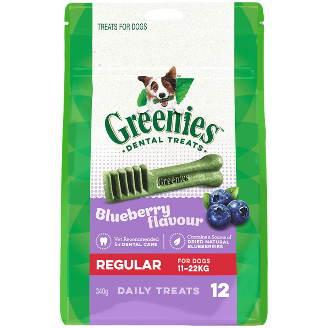 Blueberry Flavour Regular Dog Dental Treats