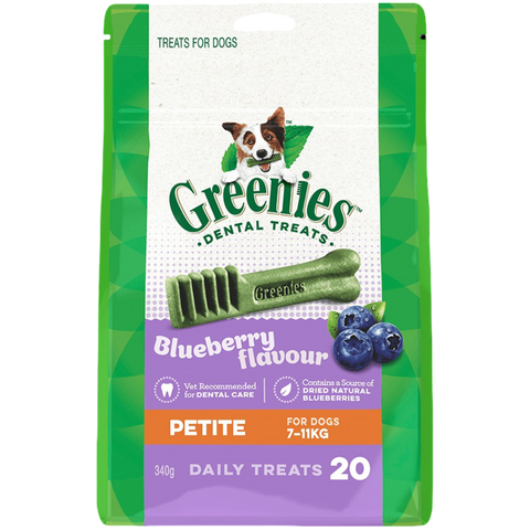 Blueberry Flavour Petite Dog Dental Treats