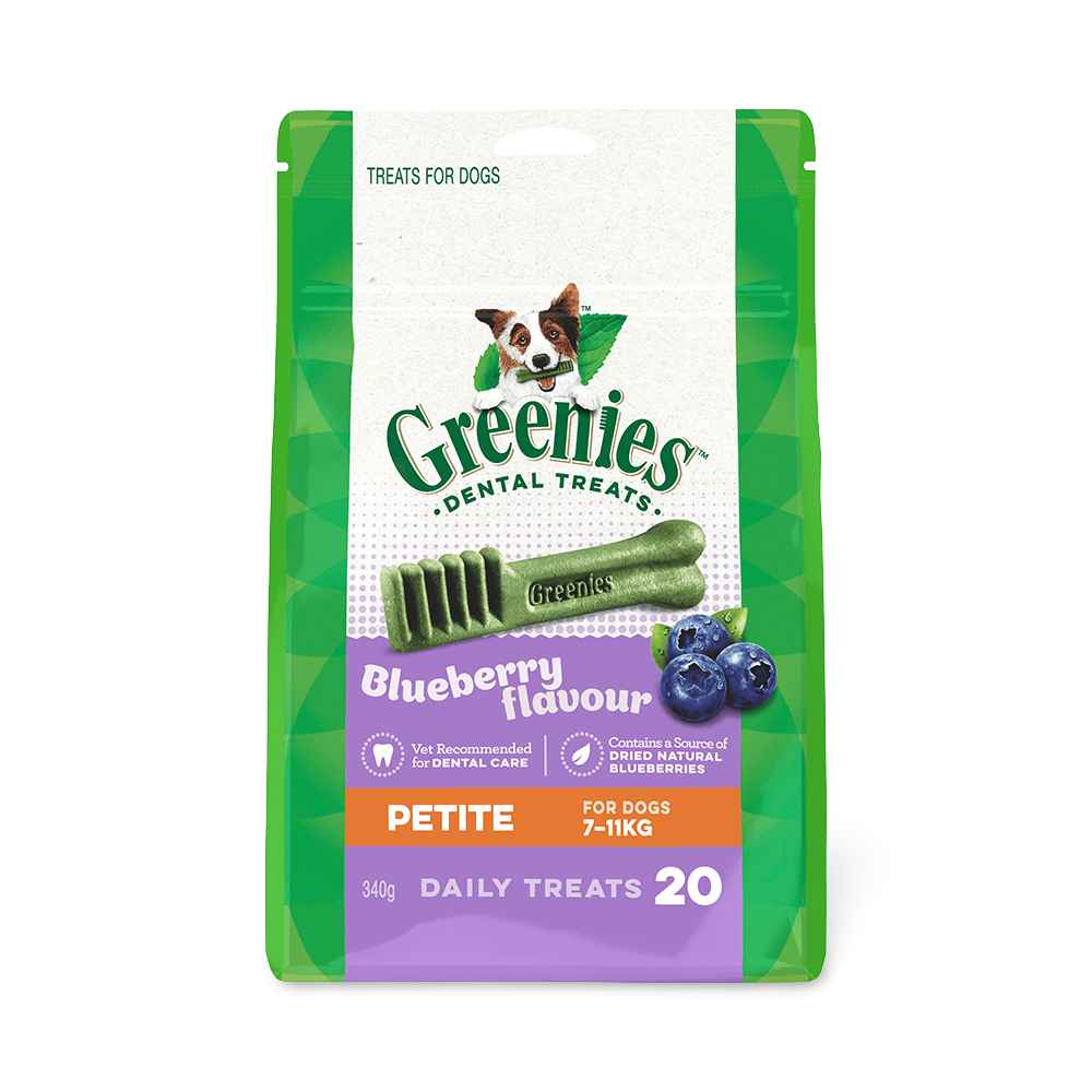 Blueberry Flavour Petite Dog Dental Treats