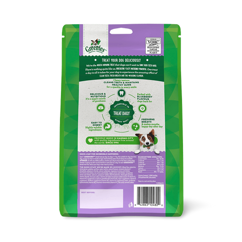 Blueberry Flavour Petite Dog Dental Treats