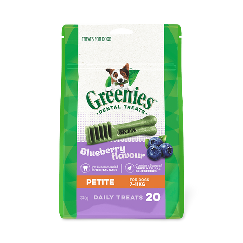 Blueberry Flavour Petite Dog Dental Treats