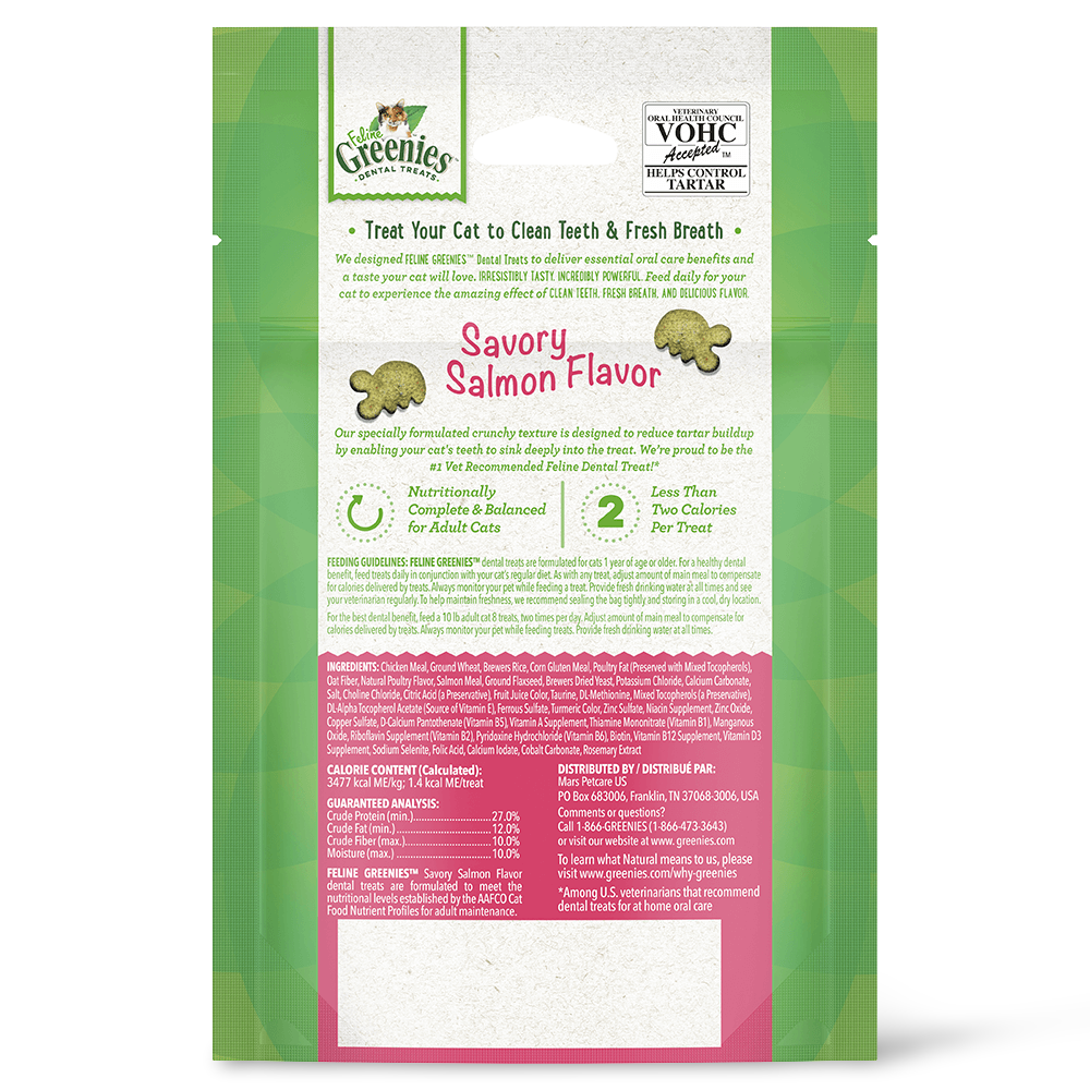 Cat Treats Dental Savoury Salmon Flavour