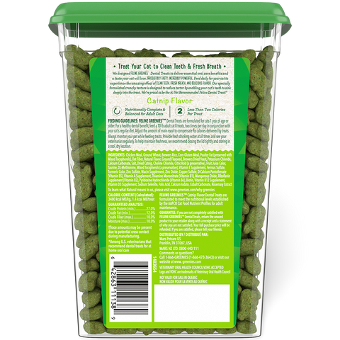 Feline Treats Dental Catnip Flavour Tub