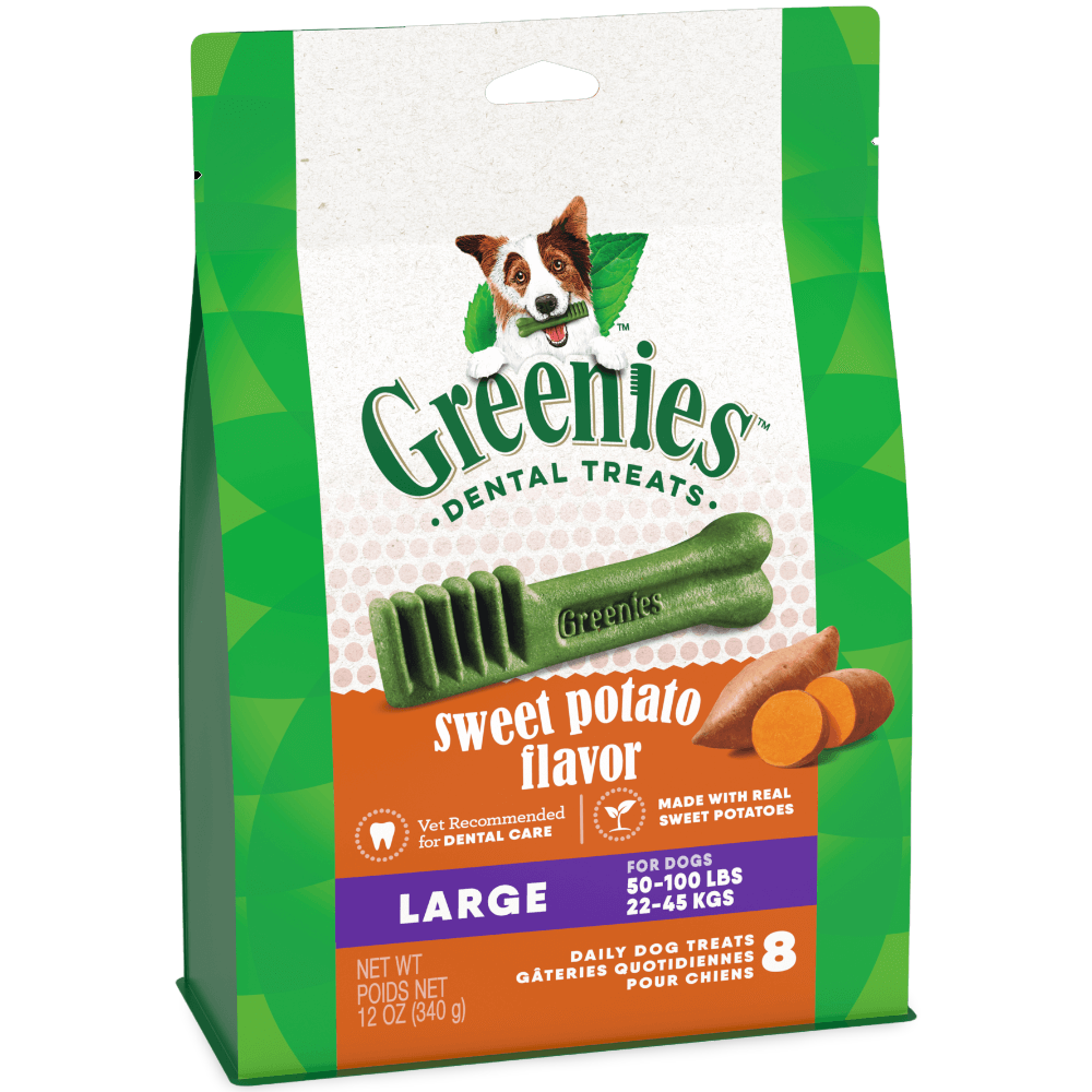 Sweet Potato Flavoured Large Dog Dental Treats
