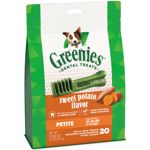 Sweet Potato Flavoured Petite Dog Dental Treats
