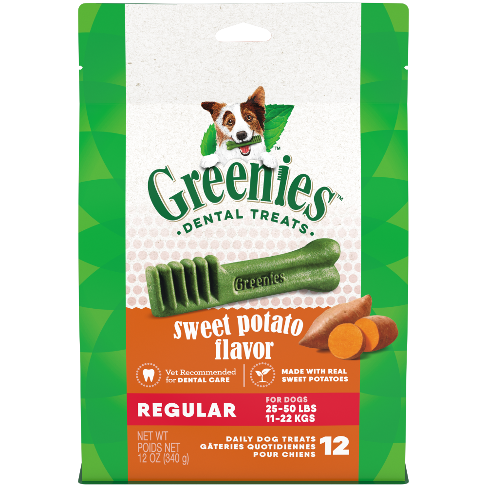 Sweet Potato Flavoured Regular Dog Dental Treats