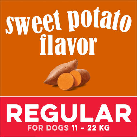Sweet Potato Flavoured Regular Dog Dental Treats