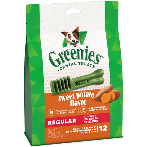 Sweet Potato Flavoured Regular Dog Dental Treats