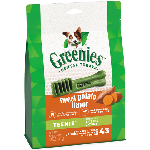 Sweet Potato Flavoured Teenie Dog Dental Treats