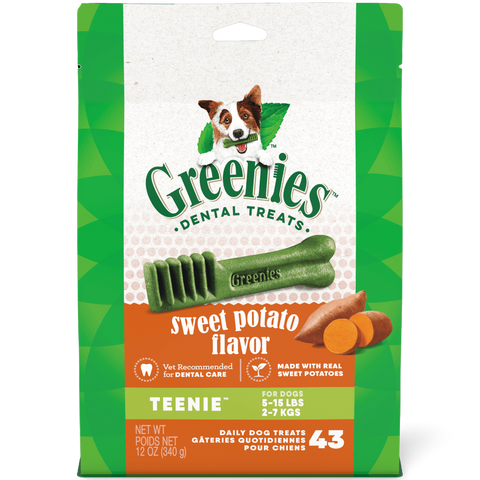 Sweet Potato Flavoured Teenie Dog Dental Treats