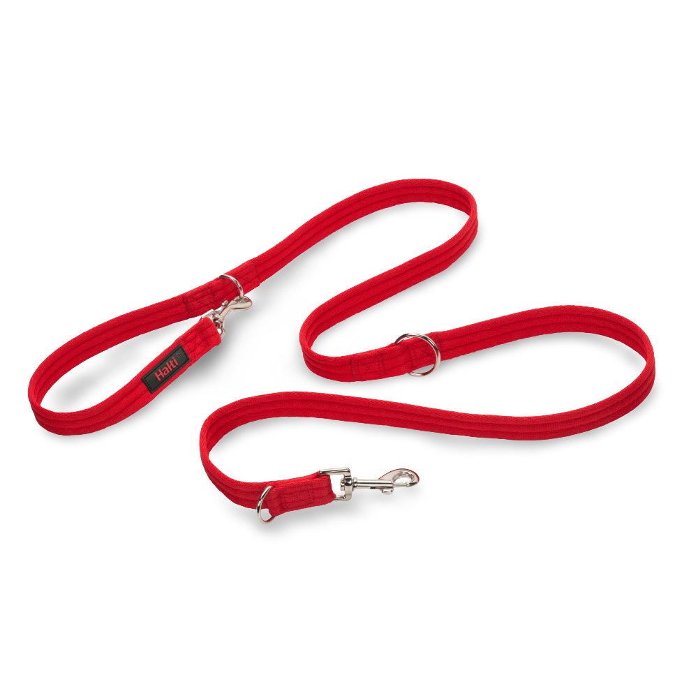Multi Function Dog Training Lead in Red