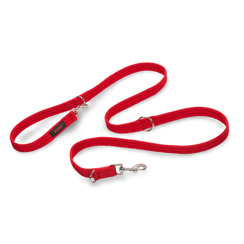 Multi Function Dog Training Lead in Red