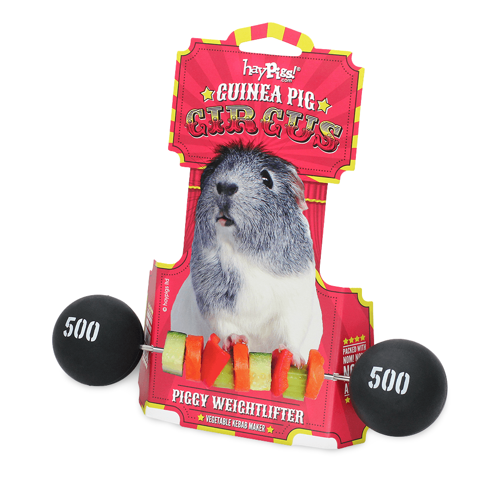 Haypigs Piggy Weight Lifter Vegetable Kebab Maker