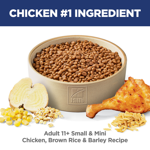 11 Plus Chicken & Brown Rice Small Mini Senior Dry Dog Food
