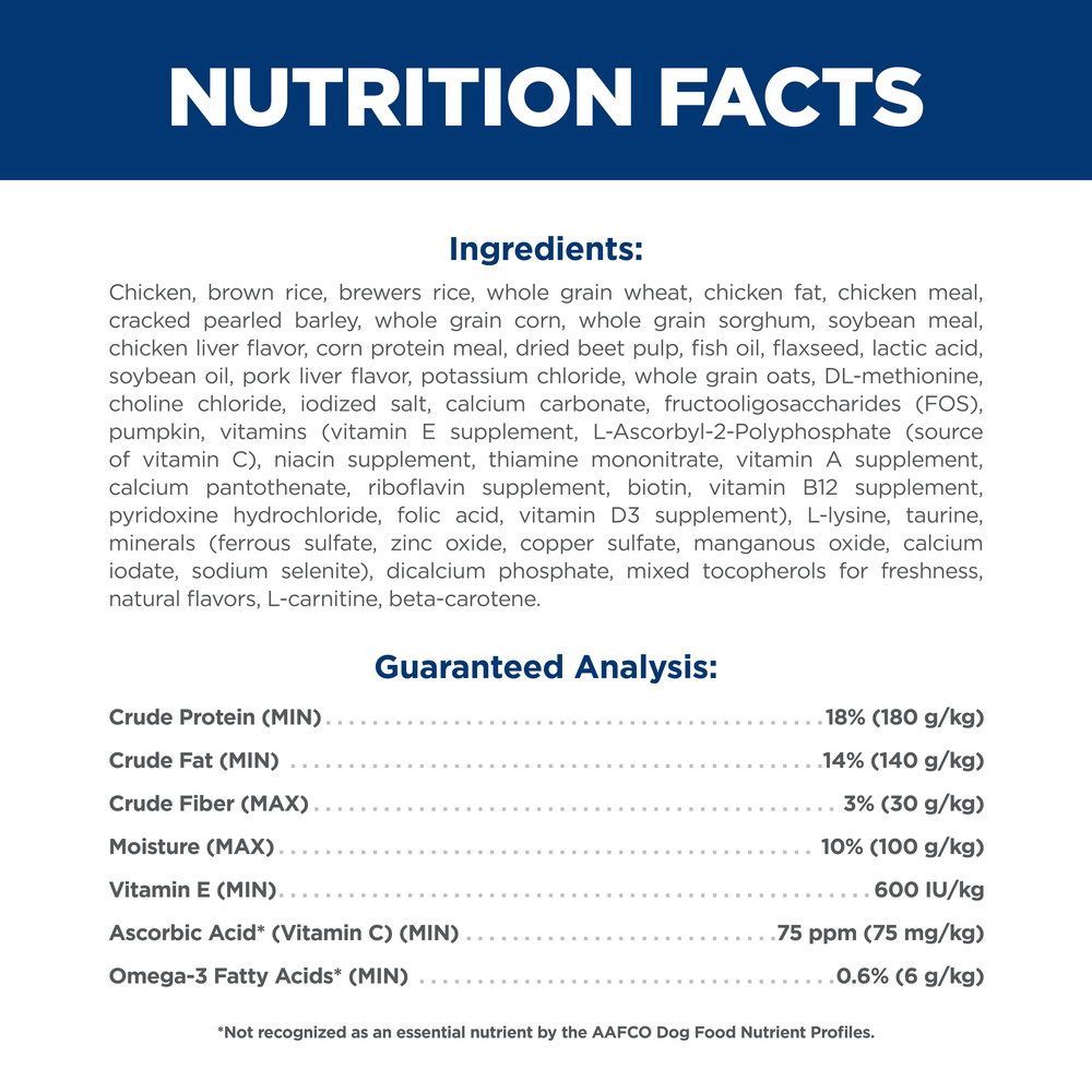 11 Plus Chicken & Brown Rice Small Mini Senior Dry Dog Food