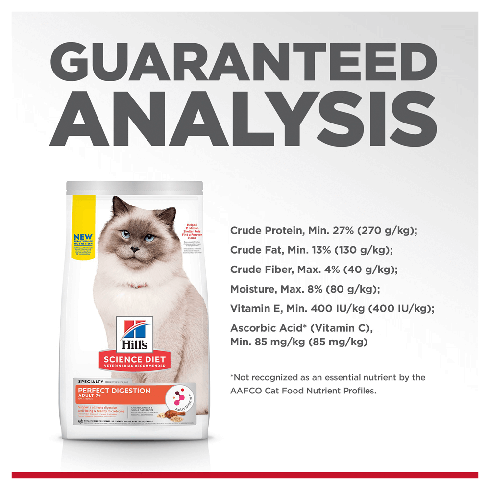 Adult 7 Plus Perfect Digestion Dry Cat Food