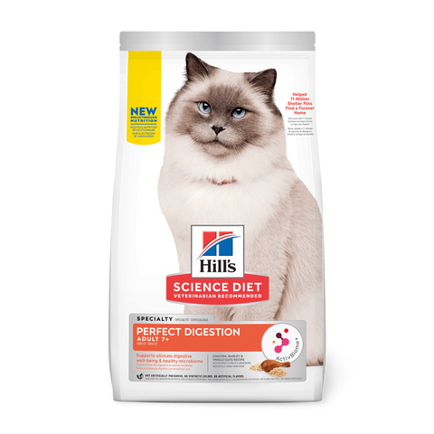 Adult 7 Plus Perfect Digestion Dry Cat Food
