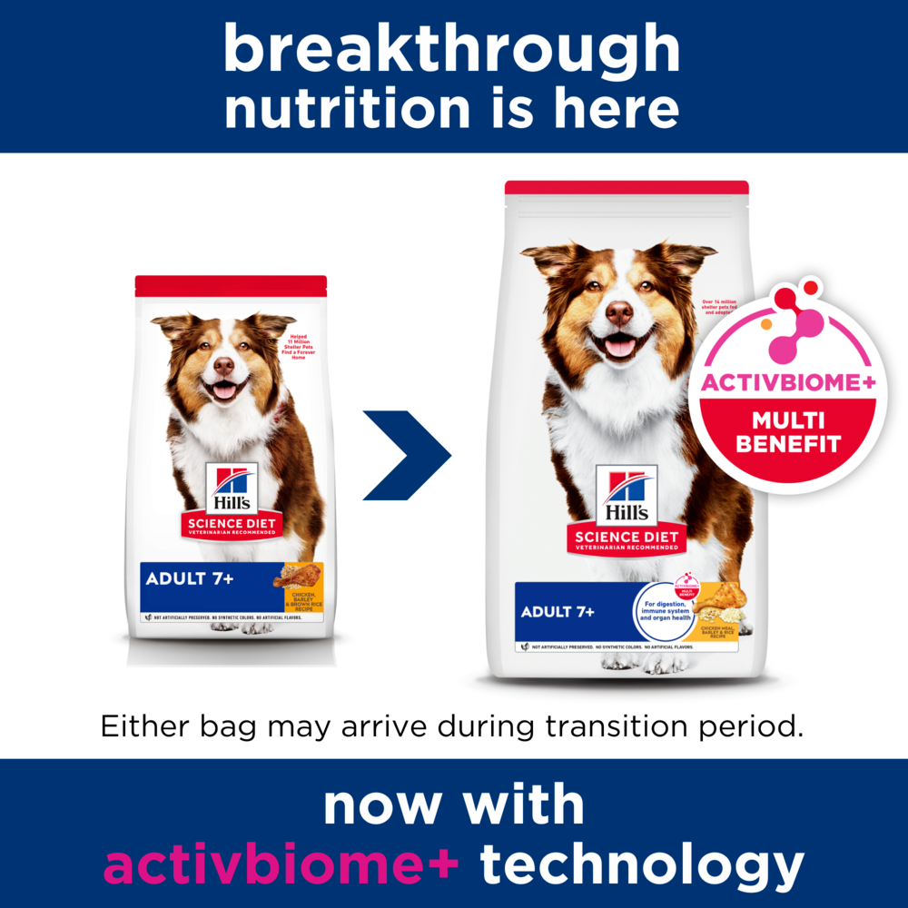 7 Plus Chicken Barley & Rice Senior Dry Dog Food