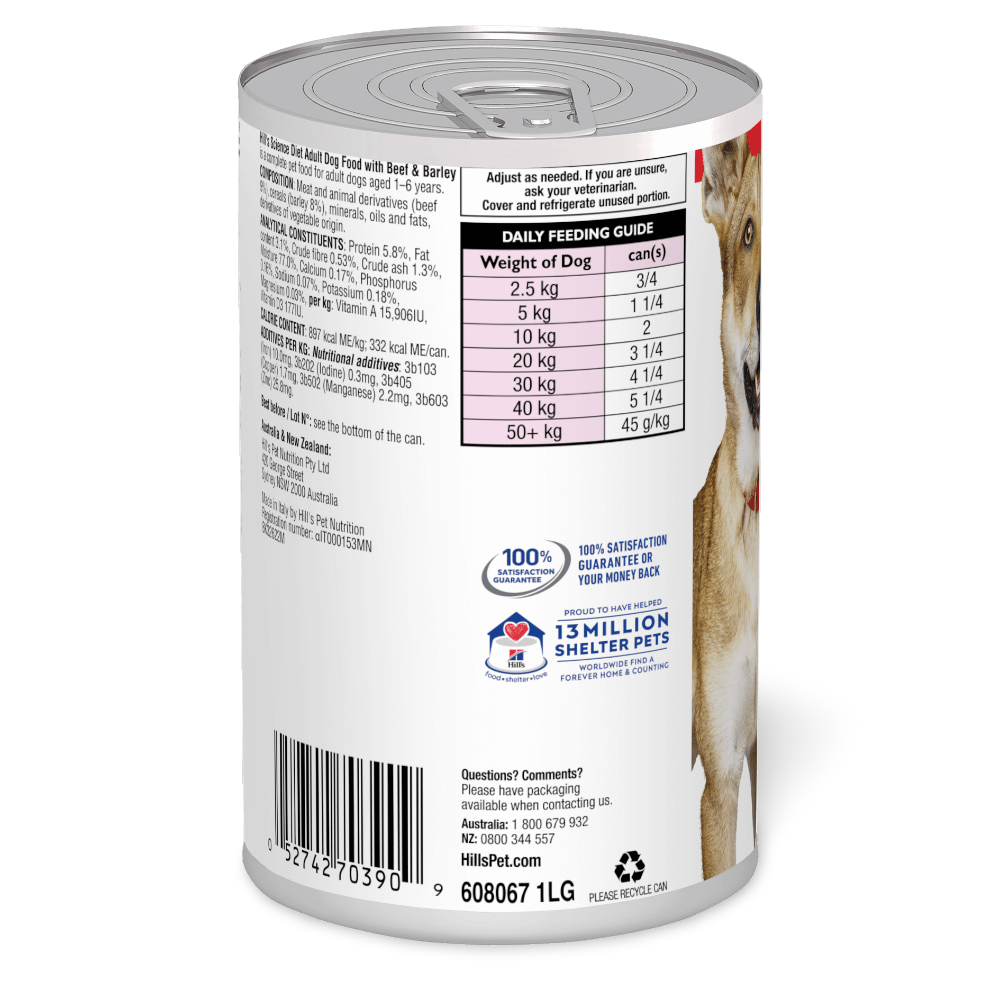 Beef & Barley Adult Wet Dog Food