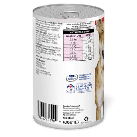 Beef & Barley Adult Wet Dog Food